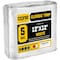 Core Tarps Heavy Duty Tarp, 12 ft L x 0.5 mm H x 12 ft W, 5 Mil, White, Polyethylene CT-504-12X12 - alternate 1
